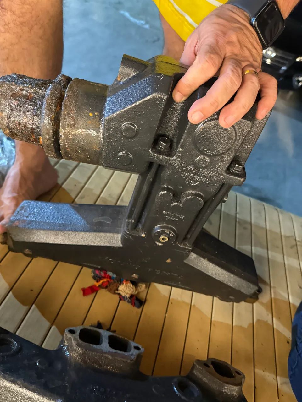 Par de Muflas e Cotovelo Volvo penta 5.7 - Foto 2