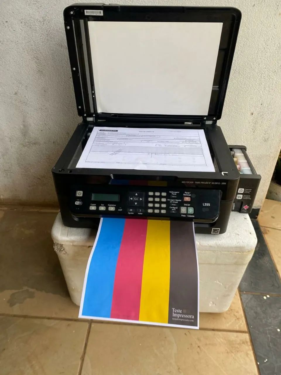 Impressora multifuncional Epson L555 - Foto 2