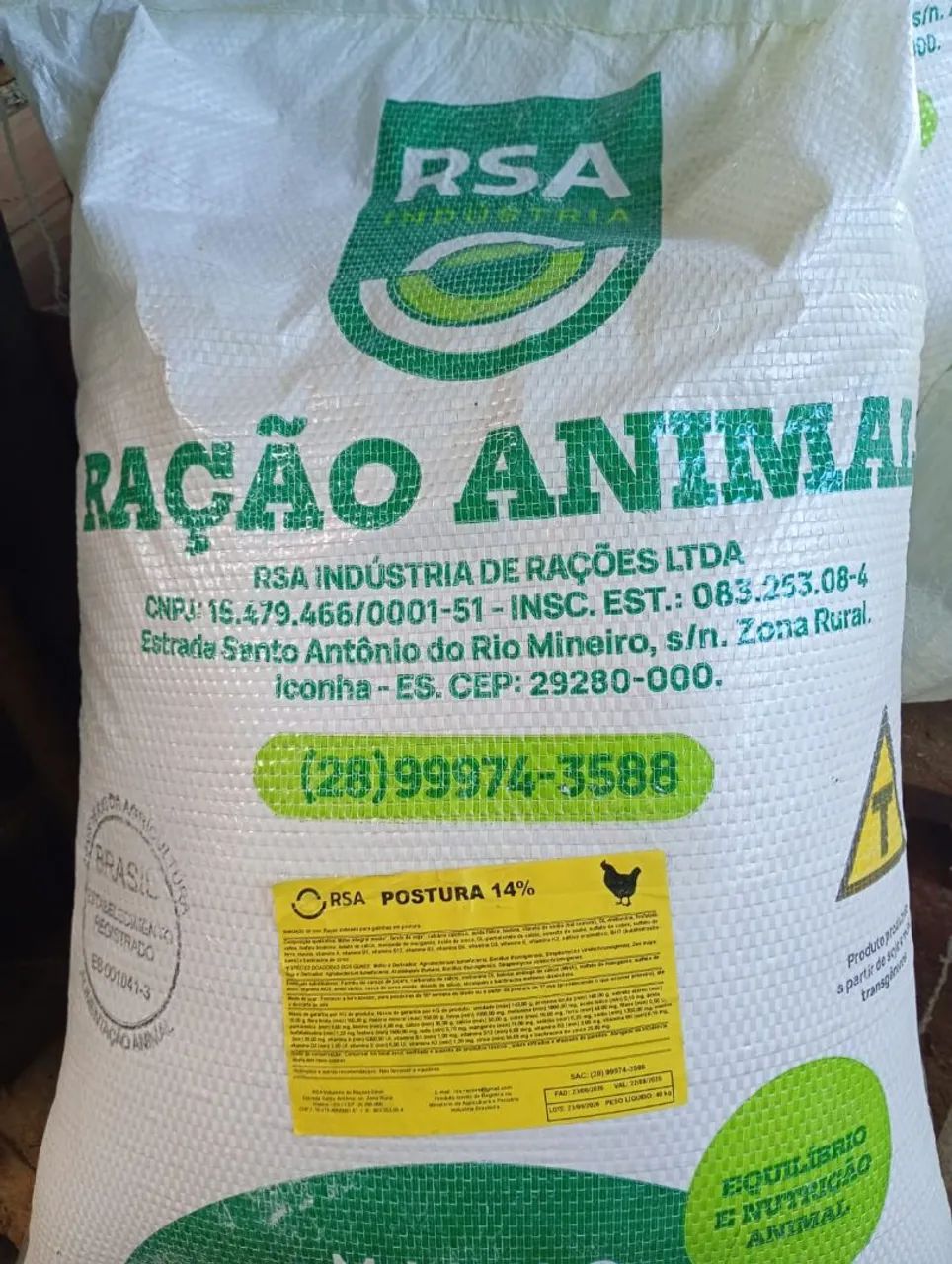 Ração postura