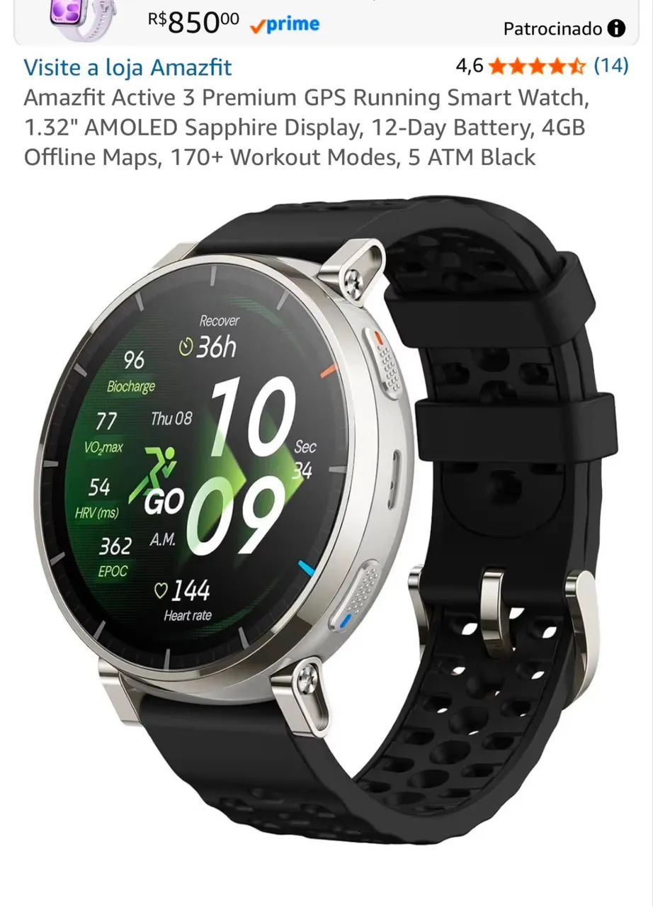 Amazfit active 3 premium  - Foto 3