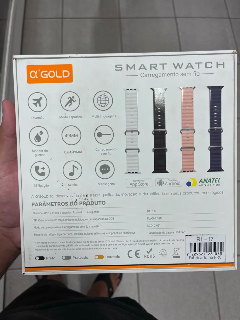 ?Smartwatch RL-17 GOLD  - Foto 2
