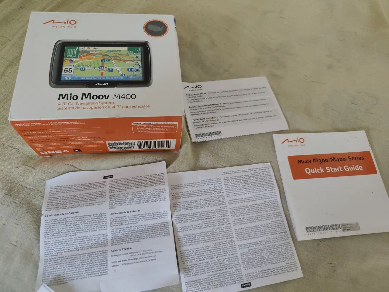 Mio Moov M4004 4.3 sistema de navegação para veículos gps.