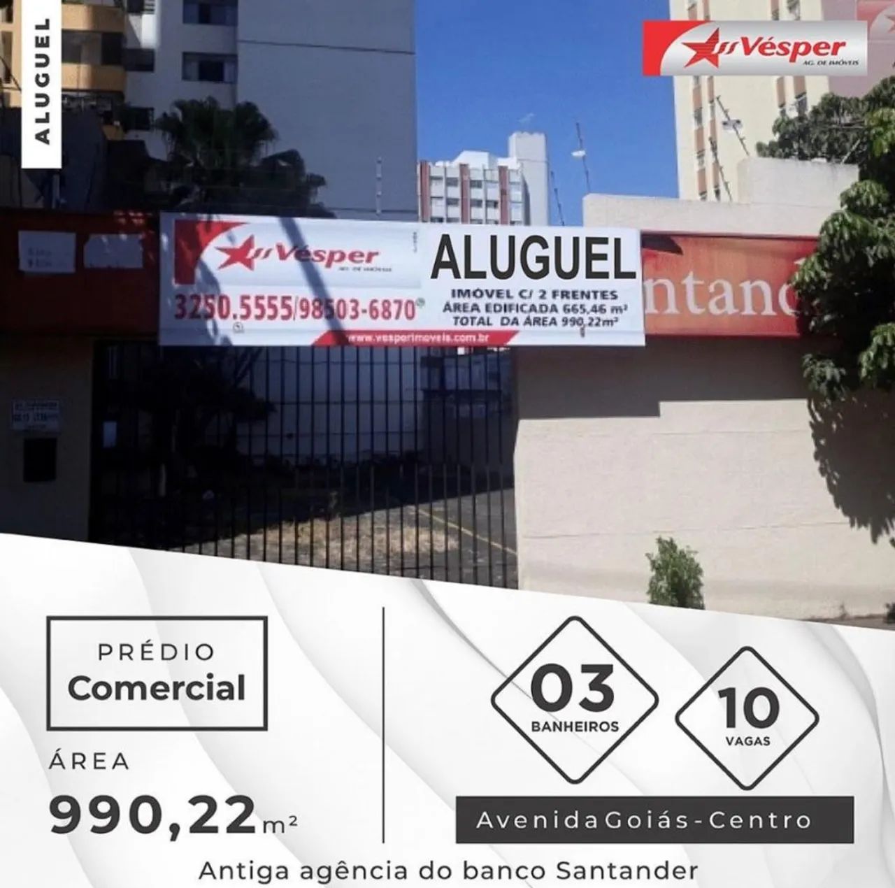 Prédio Comercial - Av. Goiás Esq. C/ Av. Paranaíba - Centro - Foto 2