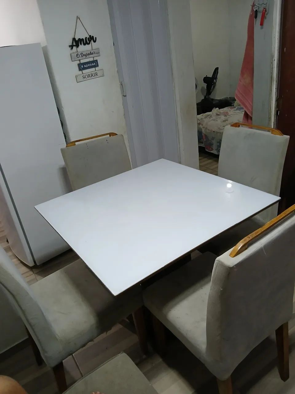 Mesa De Jantar 4 Cadeiras 64962145764355123