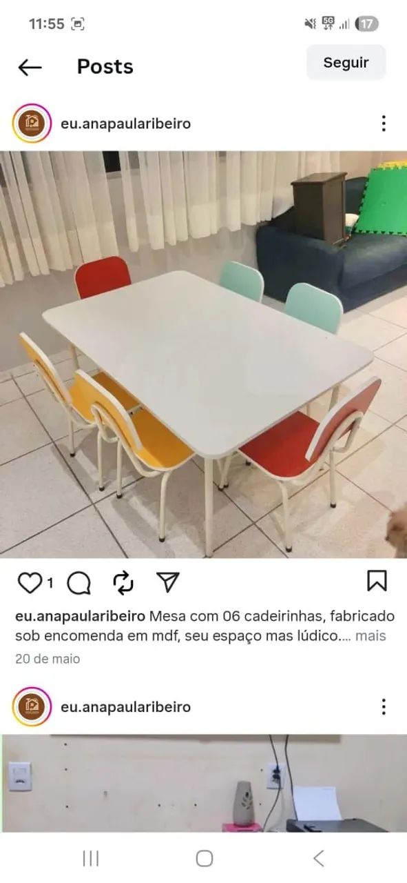 Mesa 06 cad.Escolar infantil 