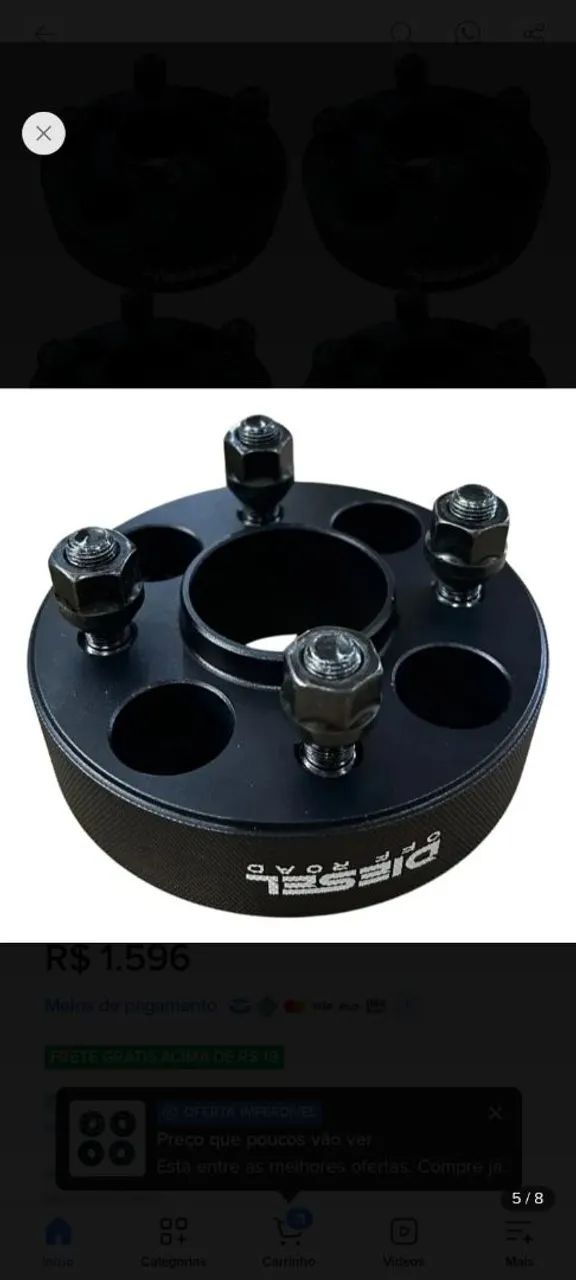 ESPAÇADOR DE RODAS  38MM - Foto 3