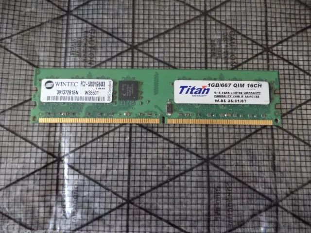 Memória Titan 1GB PC5300 DDR2 667 - Foto 2
