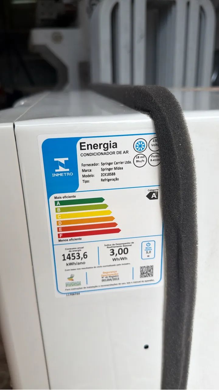 Ar condicionado Janela SPRINGER MIDEA 18mil BTUS - Ar