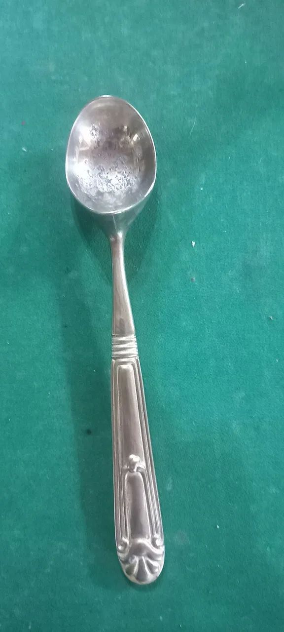 Concha para sorvetes em prata antiguidade 