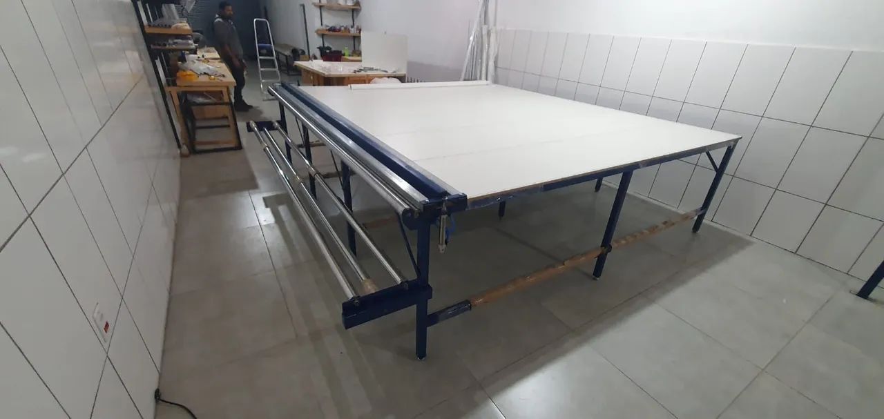 Mesa de Corte para Tecido para fabricação Nova aceito troca carro ou moto  - Foto 2