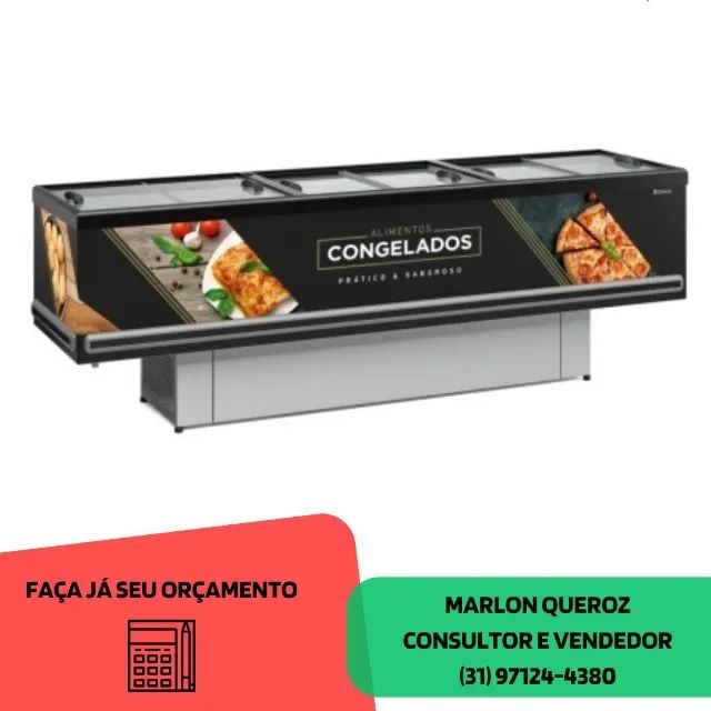 Ilha de Congelados 3M Gelopar 220v