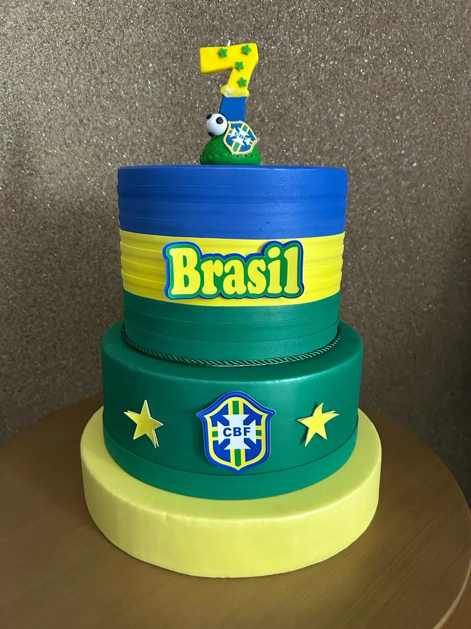 Bolo fake do Brasil