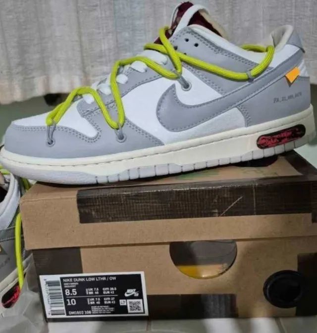 Nike Dunk Low Off-White n 40 NOVO TOP - Foto 2