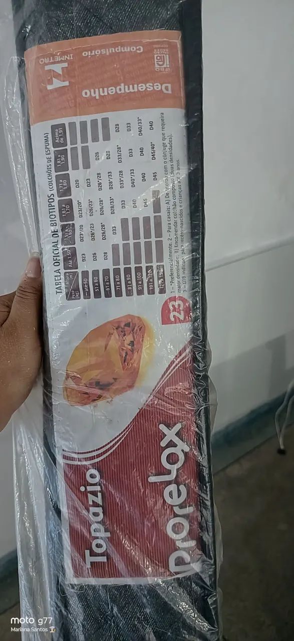 Vendo COLCHÃO de solteiro NOVO. - Foto 2