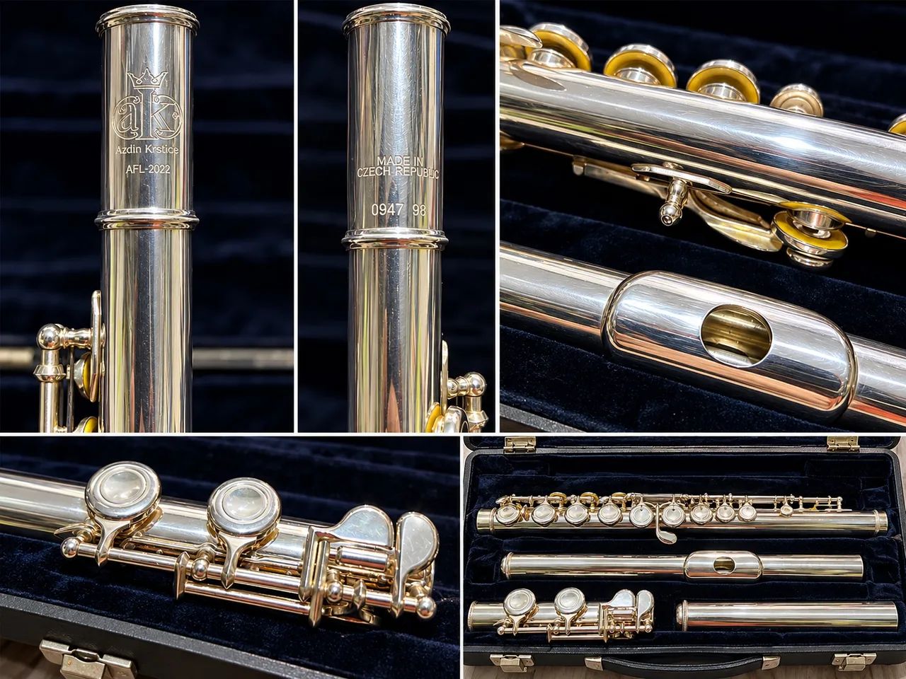 Flauta Prata AMATI