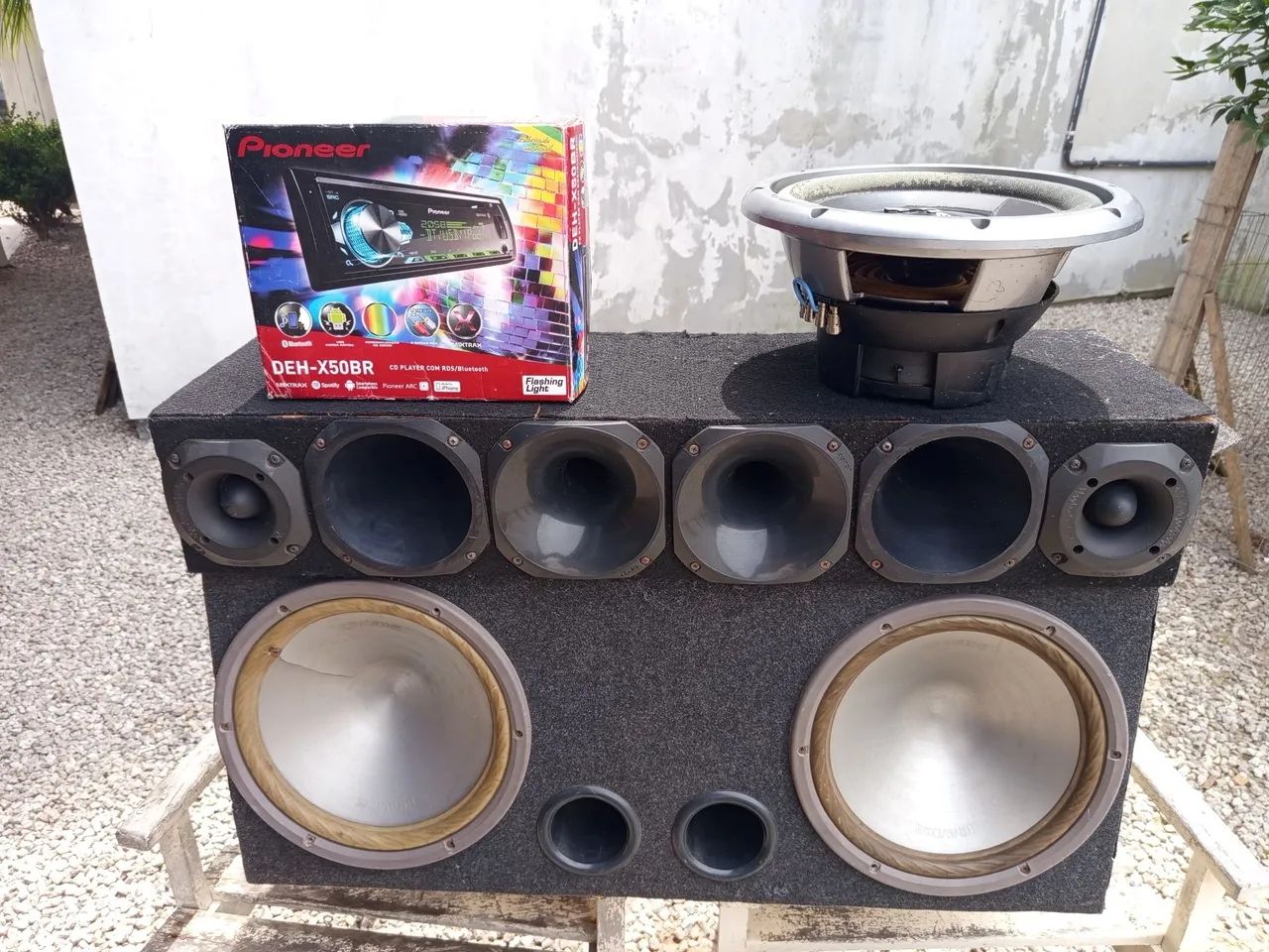 Rádio CD Pioneer módulo som - Foto 4
