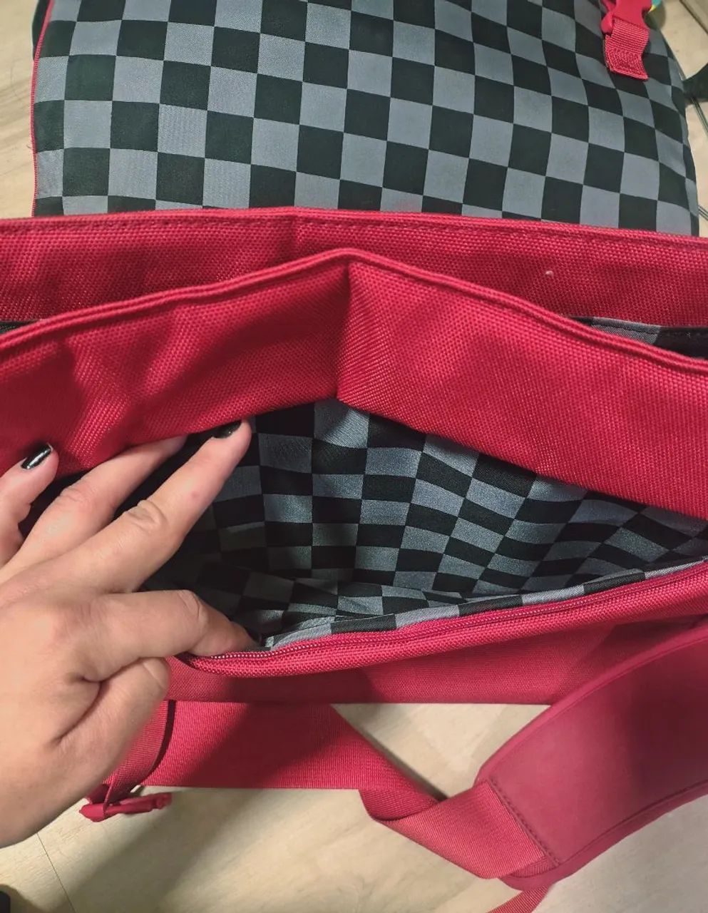 bolsa mini cooper vermelha vintage - Foto 4