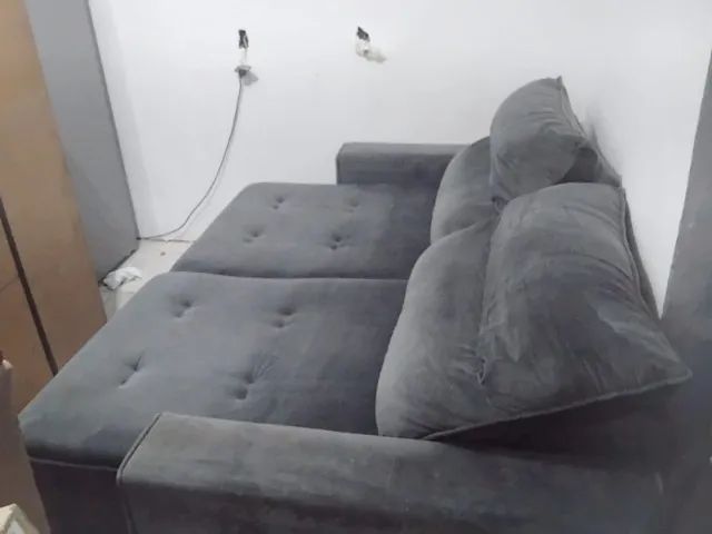 Sofá Retrátil e Reclinável Cinza Chumbo - Confortável e Espaçoso! - Foto 2