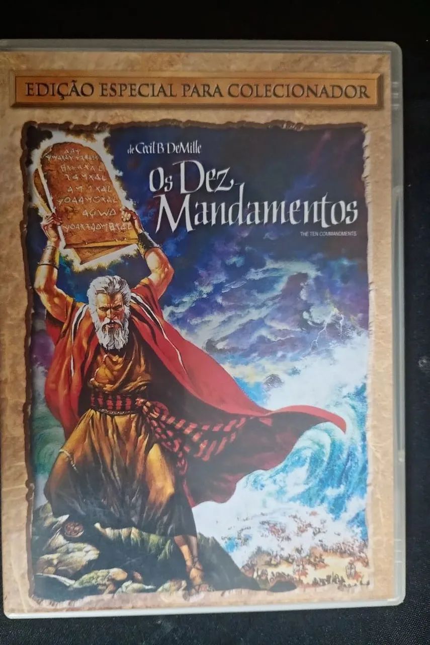 DVD original duplo "Os 10 mandamentos"