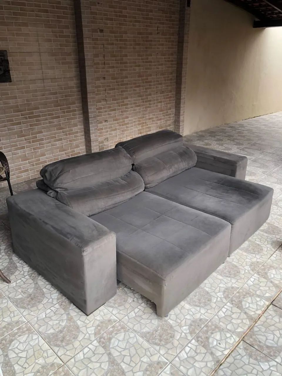 Sofá Chaise tamanho grande (oportunidade) - Foto 4