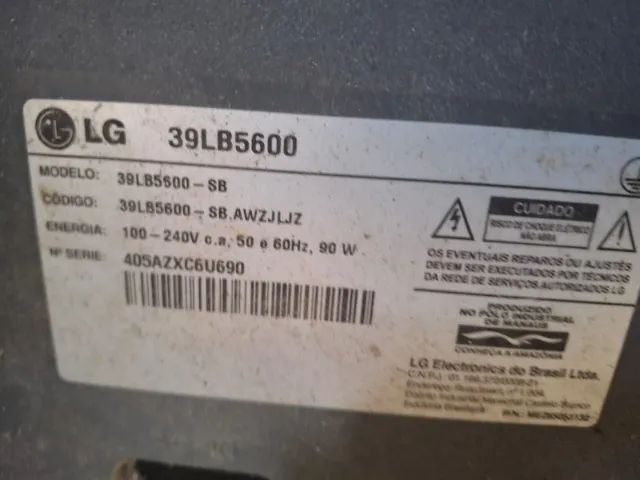 tv smart LG 39lb5600  Placa Lógica+fonte.  Carcaça de brinde - Foto 4