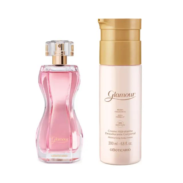 Combo Glamour Perfume 75ml + Hidratante 200ml