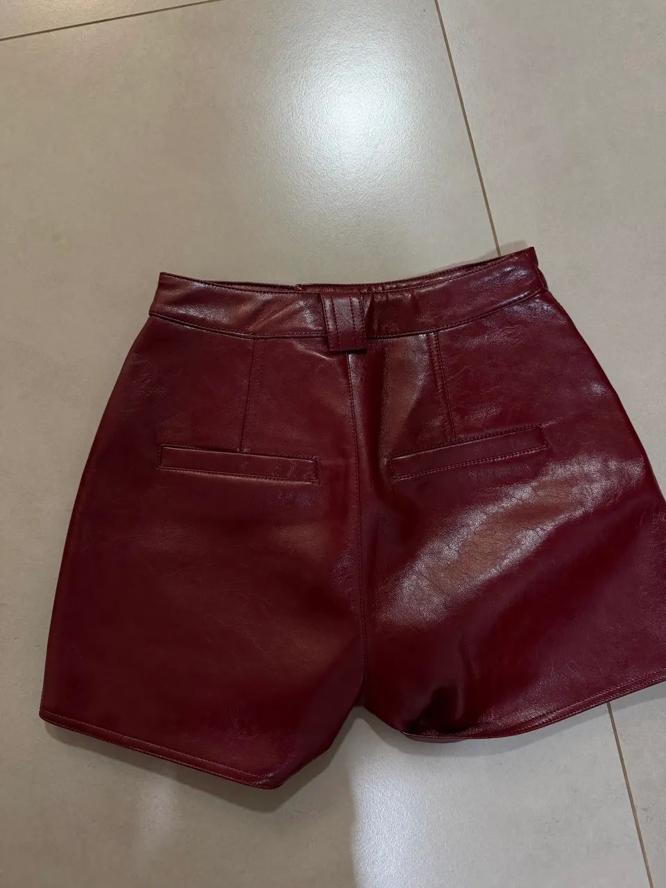 Short saia couro nova renner  - Foto 5