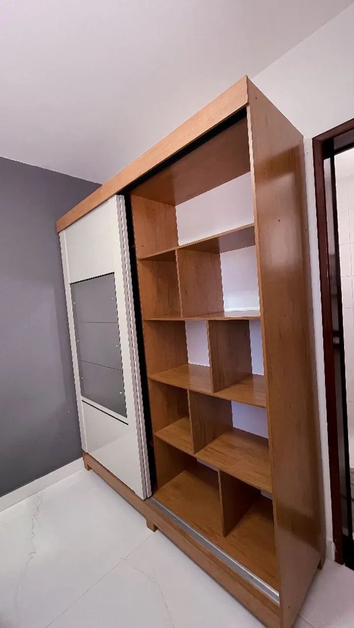 GUARDA-ROUPA CASAL COM ESPELHO - Foto 5