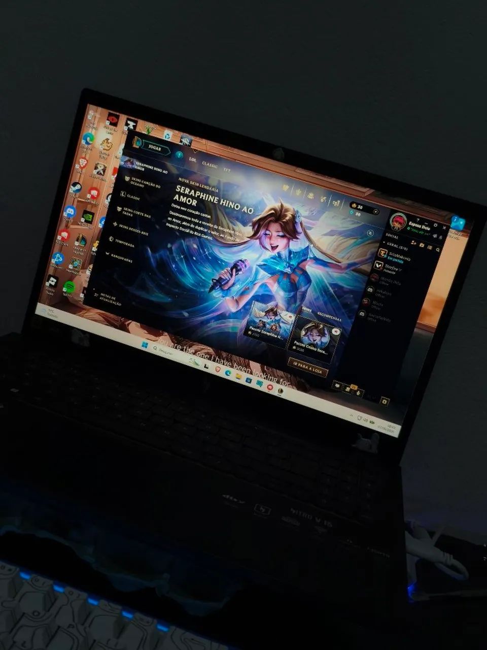 Vendo Acer nitro v15 com upgrades. Preço fixo. - Foto 4