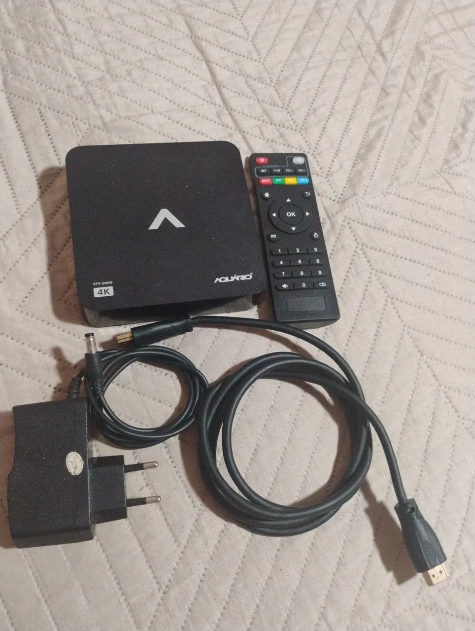 Tv box aquário 