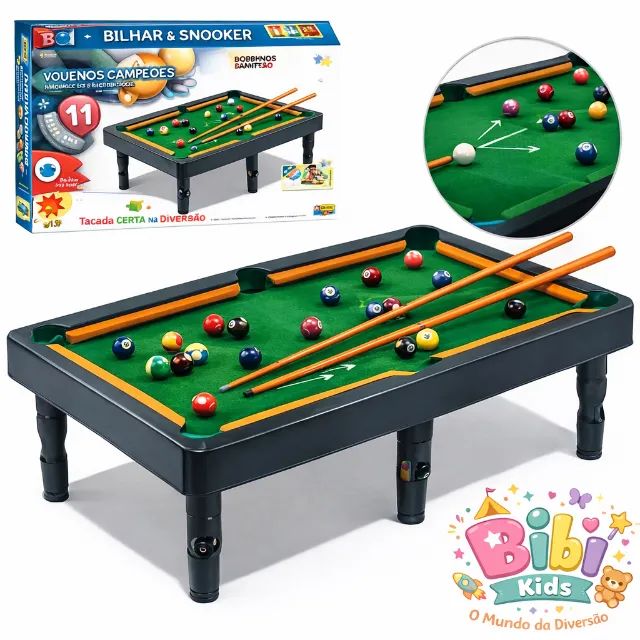 BRINQUEDO SINUCA INFANTIL 