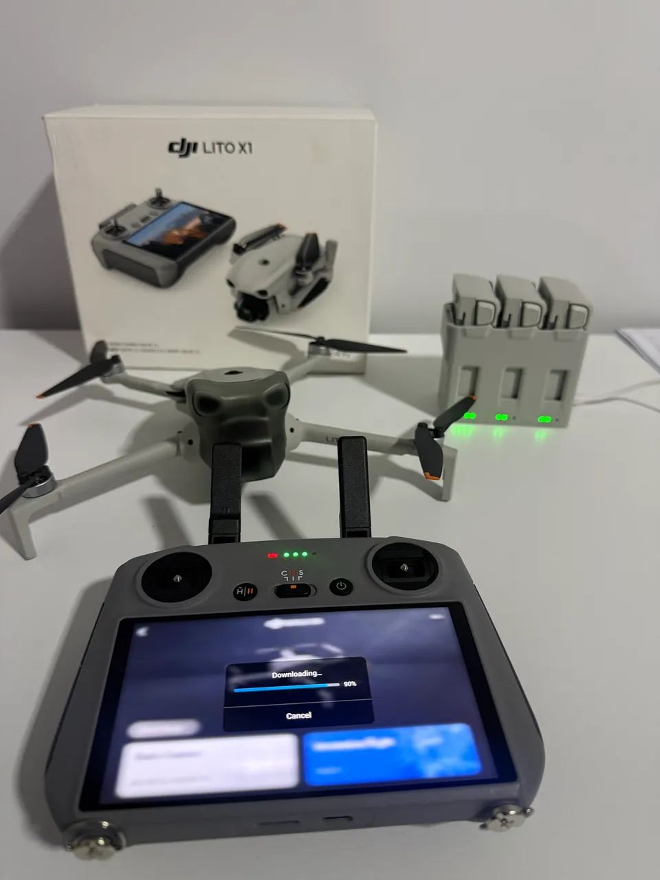 Drone Dji lito x1 combo fly more Rc com tela 