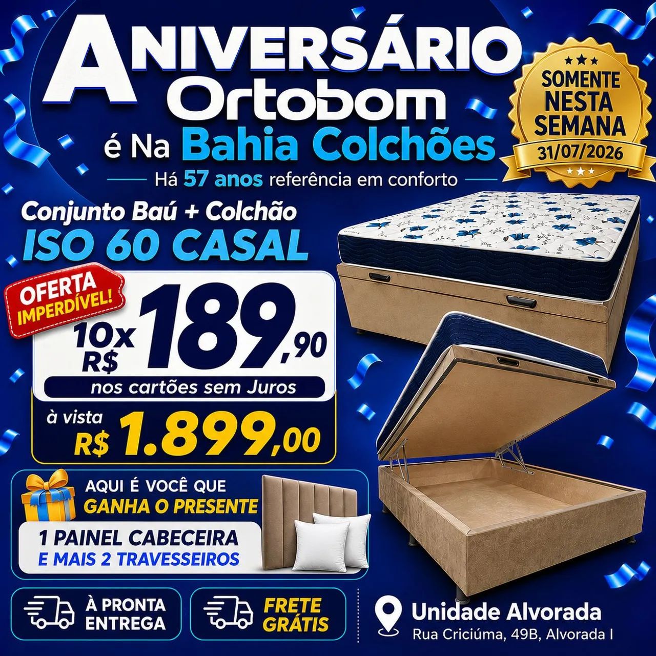 CAMA BAU CASAL