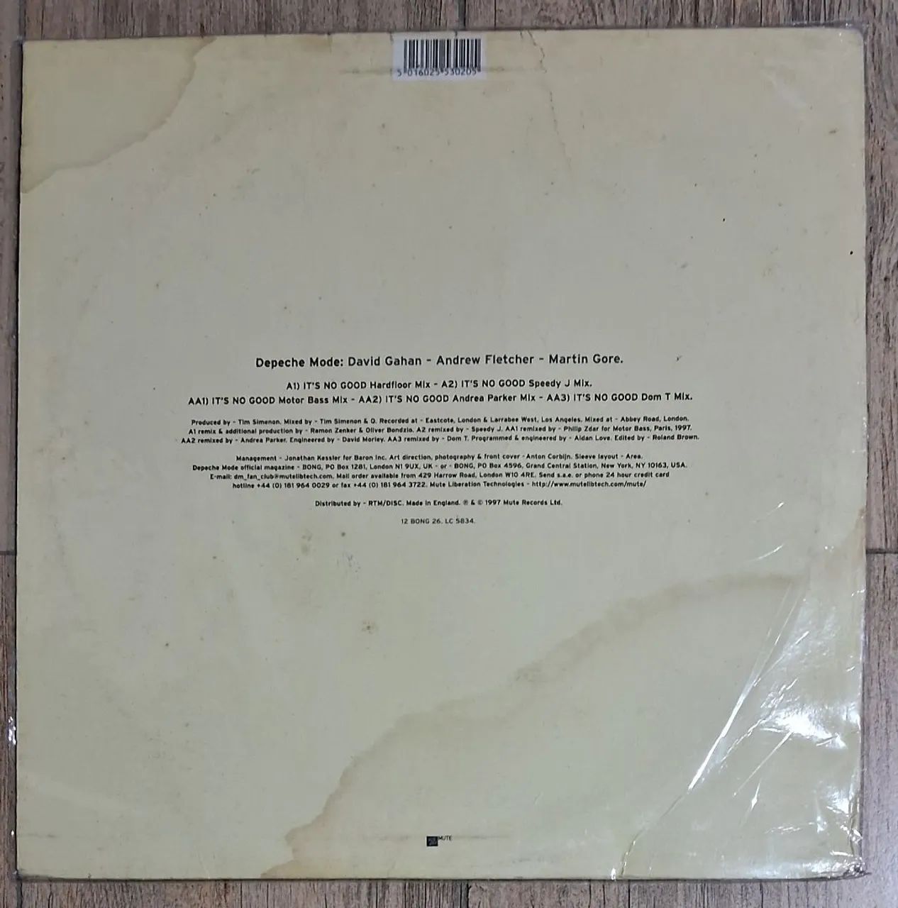 Disvi de Vinil Depeche Mode Its No Good (Importado) - Foto 2