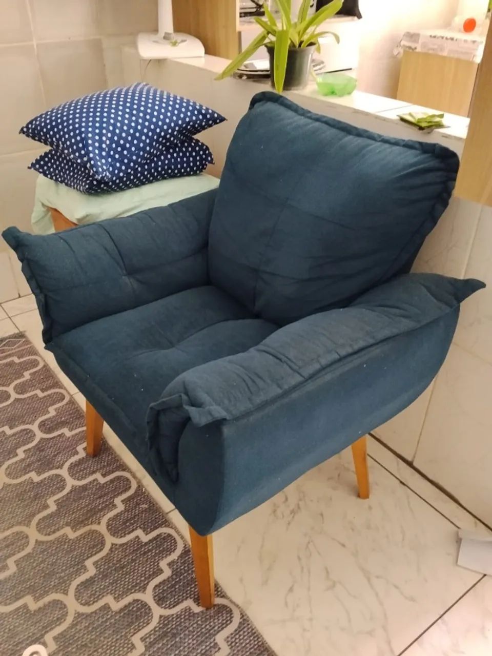 Poltrona Opala Suede - Foto 2