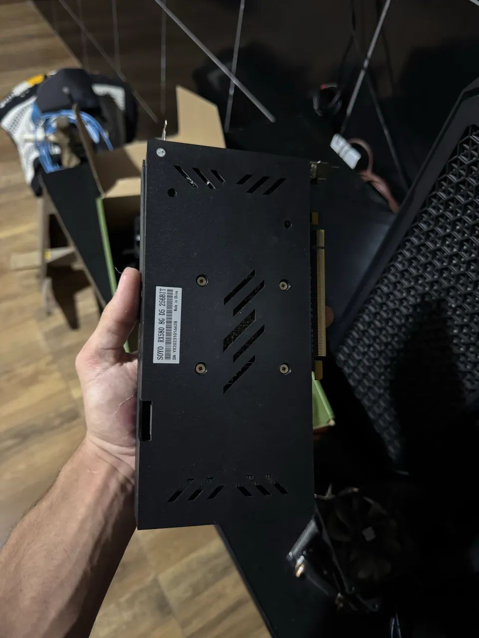 Placa de vídeo Rx 580 8g SOYO - Foto 3
