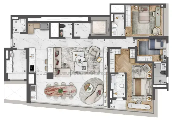 PLANTA 162m²