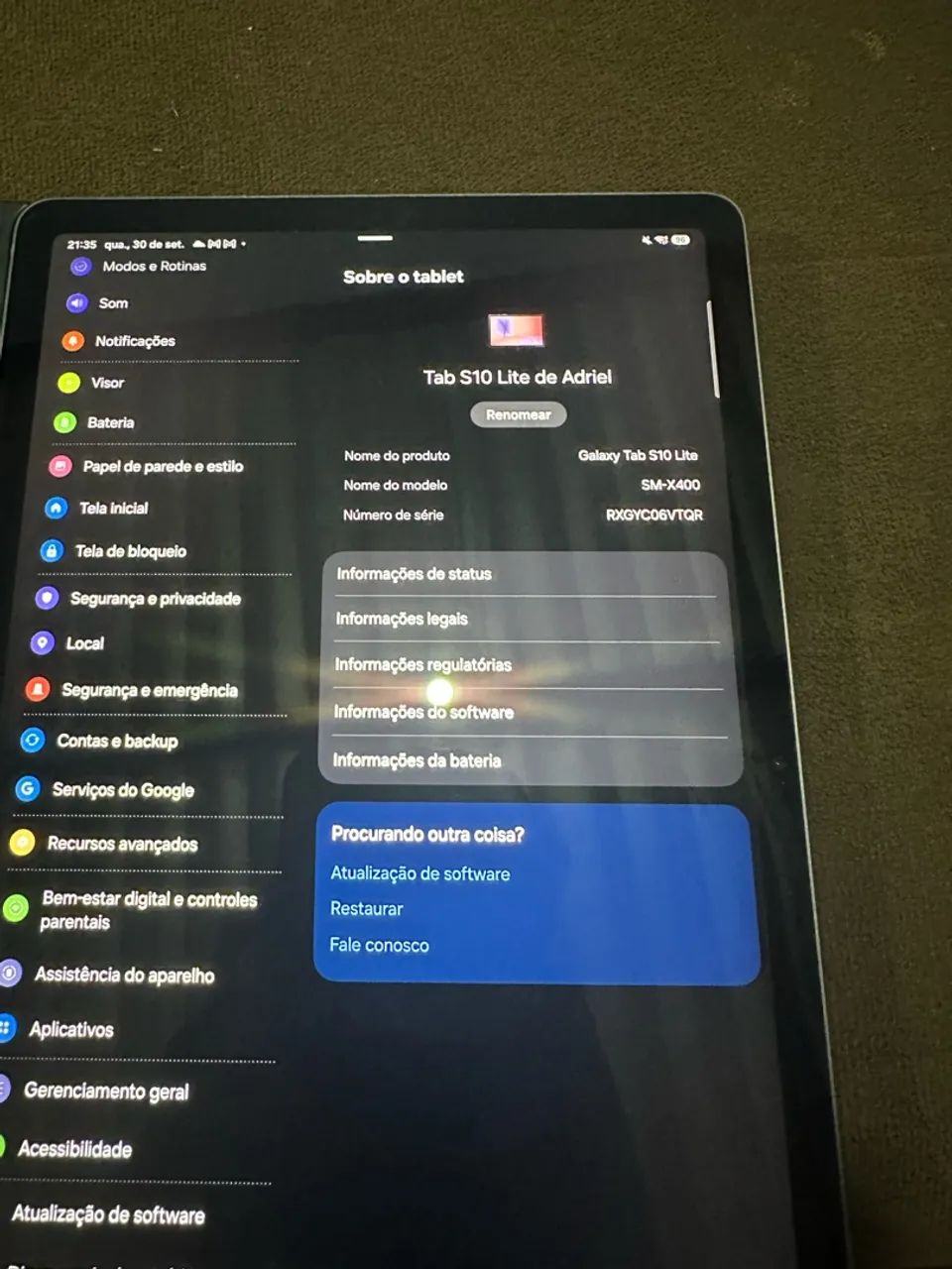 Samsung Galaxy Tab S10 Lite 128GB - Impecável - Foto 4