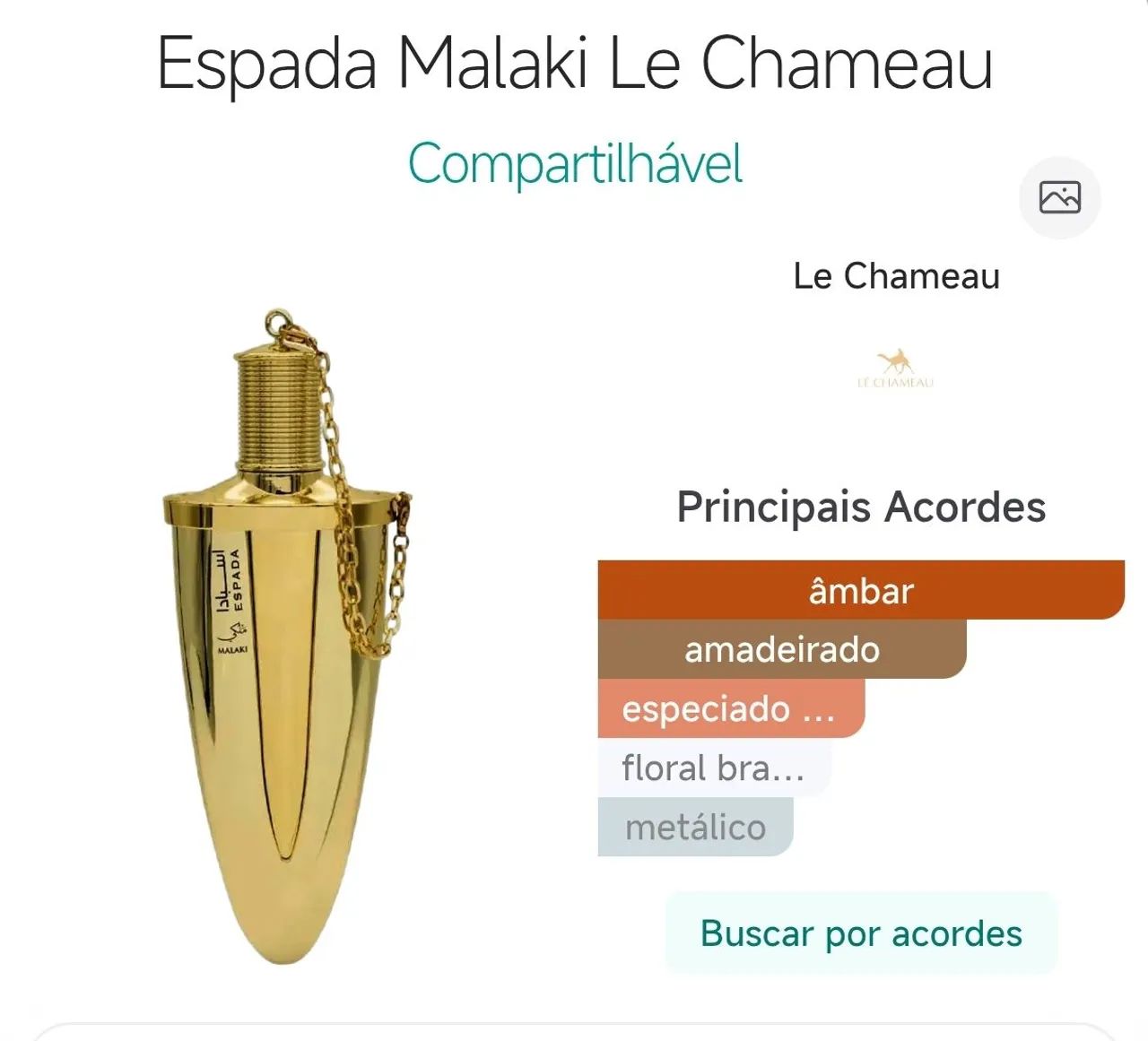 Perfume Emper Le Chameau Espada Malaki EDP 100ml - Foto 4