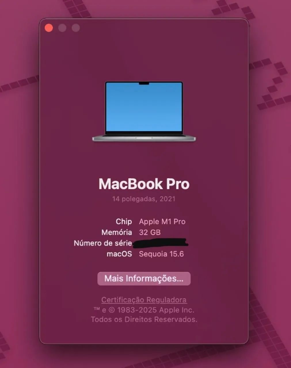 Macbook M1 Pro 14pol 32gb 1tb - Foto 4
