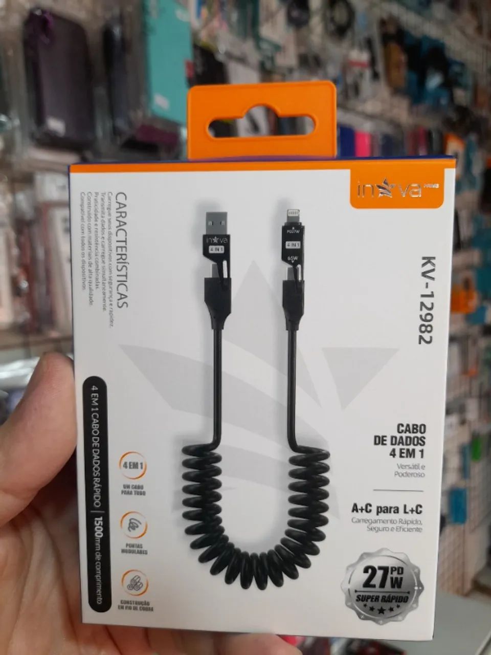 Cabo para iPhone 4 em 1