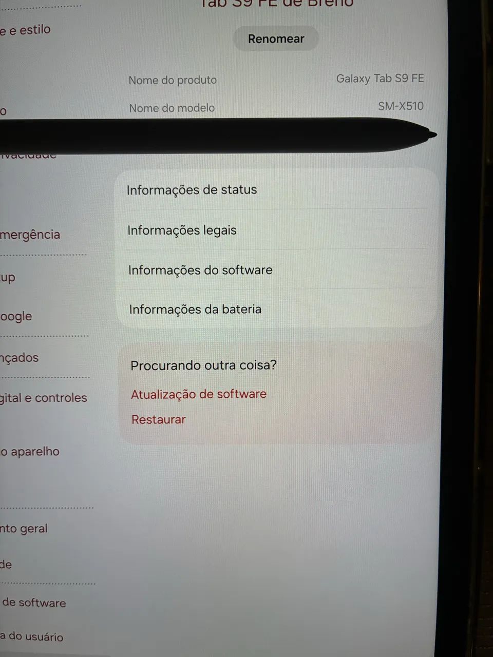 Tablet Samsung Tab S9 FE  - Foto 3