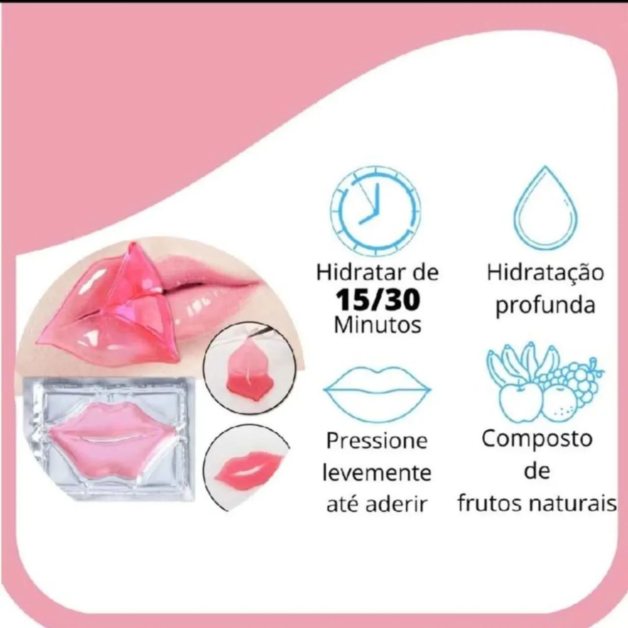 Máscara Labial com colágeno  - Foto 3