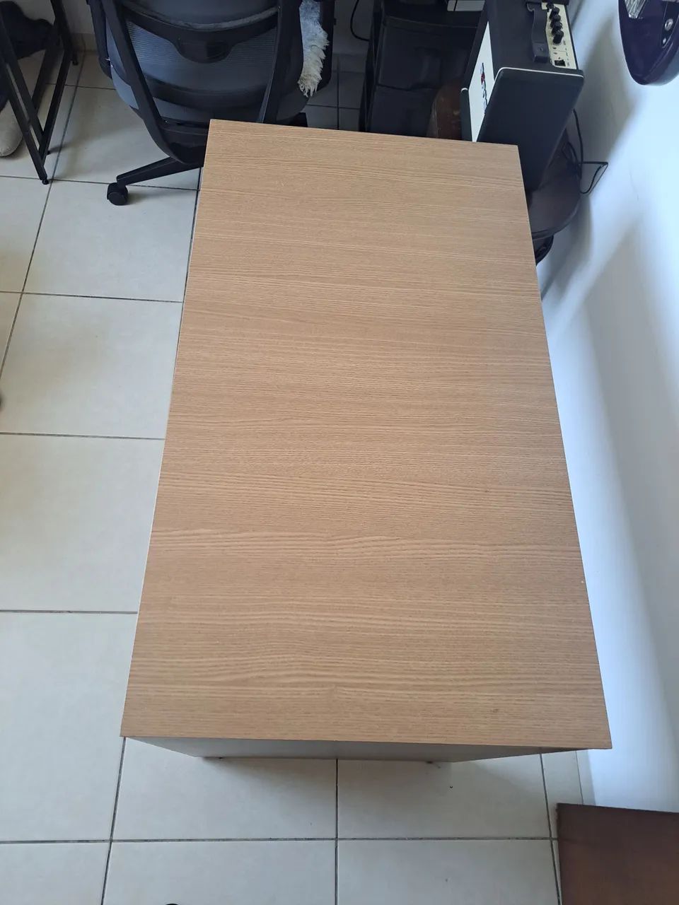 Mesa MDF amadeirado resistente  - Foto 3