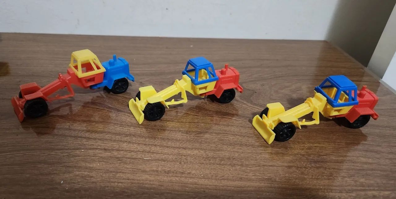 Carrinho Miniatura Motoniveladora Big Frota Mitroplast  - Foto 2