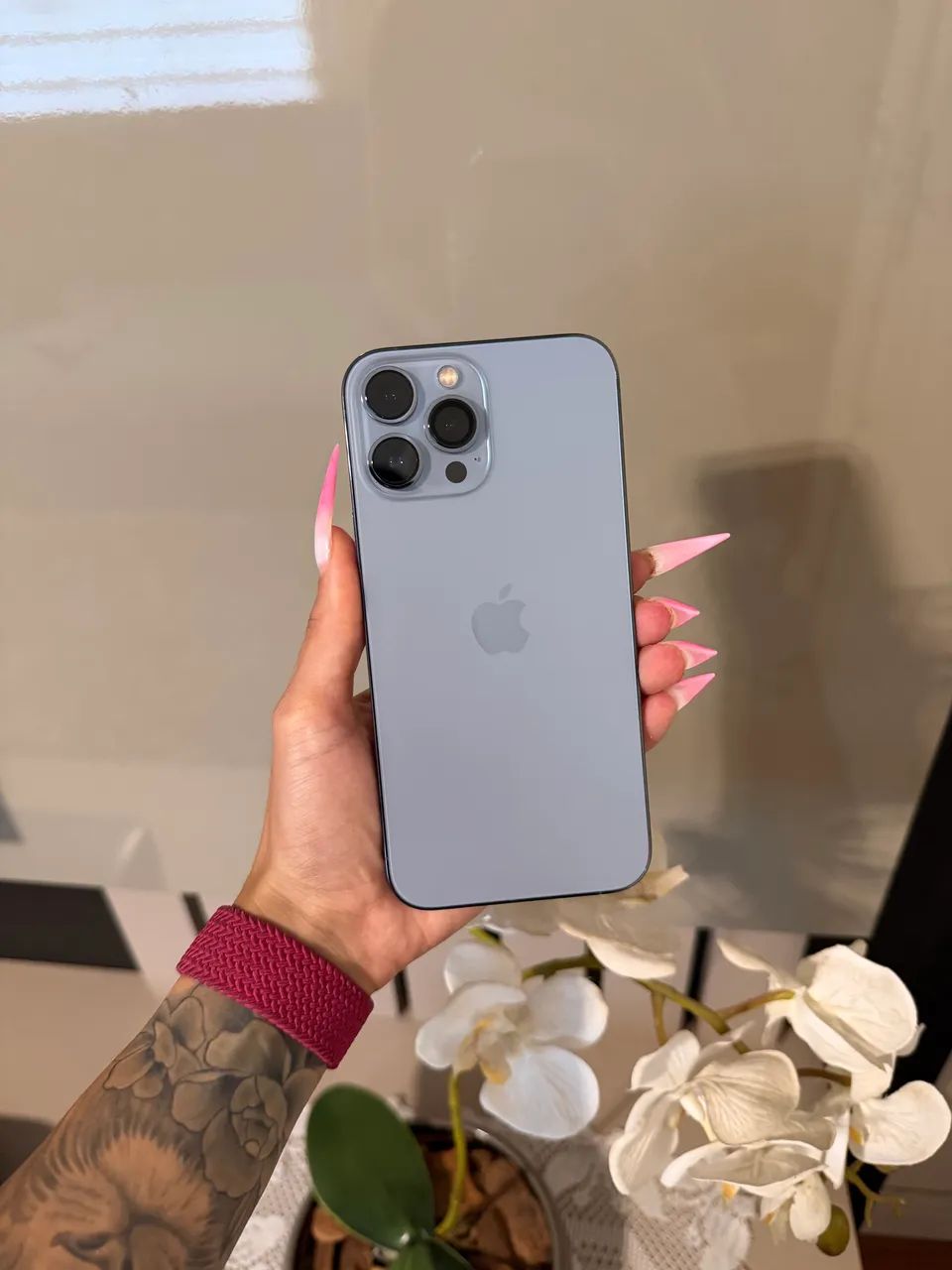 iPhone 13 Pro Max Azul Sierra IMPECÁVEL  - Foto 3
