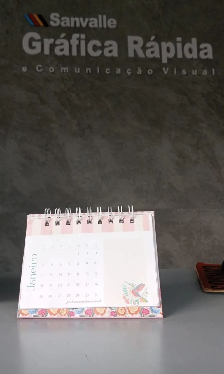 Calendário de Mesa A6 Personalizado - Foto 3