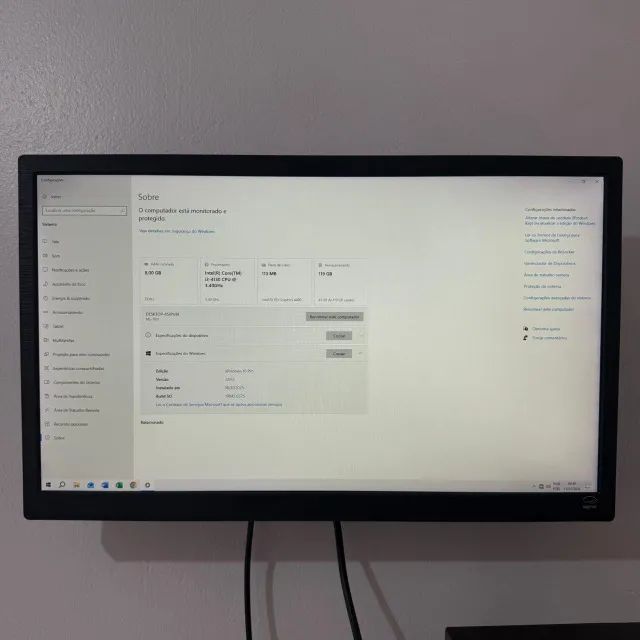 CPU i3 4130 c/ Gabinete Novo + 8Gb DDR3 + SSD 240Gb + Windows 11
