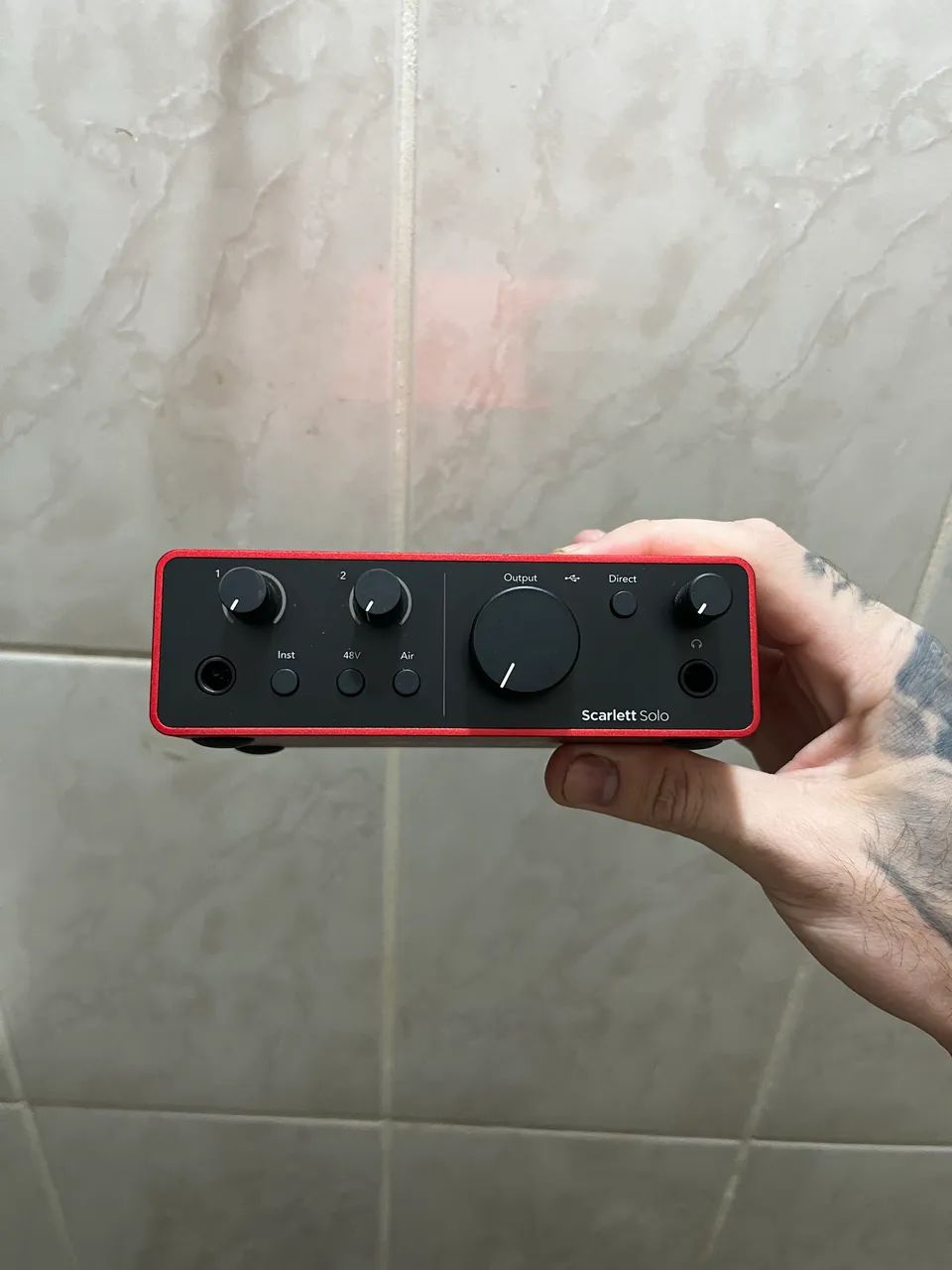 Focusrite 4gen + at2020 - Microfones e Gravadores - Felixlândia