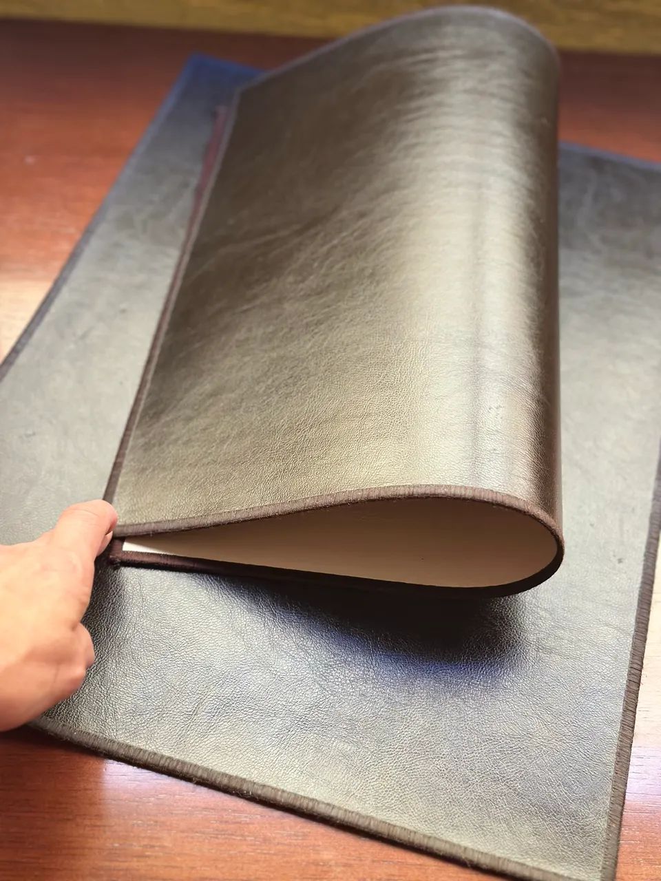 Jogo Americano Couro Dupla Face - Foto 4